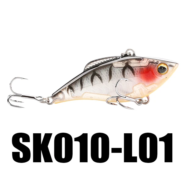L01 5PCS SeaKnight SK010 VIB жесткие приманки 60 мм 9,5 г набор рыболовных наживок 5 шт. погружающаяся Вибрация пластмассовая Вибрирующая искусственная жесткая наживка рыболовные приманки - Цвет: L01 5PCS