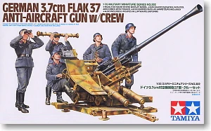 TAMIYA модели масштаба 1/35 Вторая мировая война Германия FLAK37 35302 см анти-самолет и