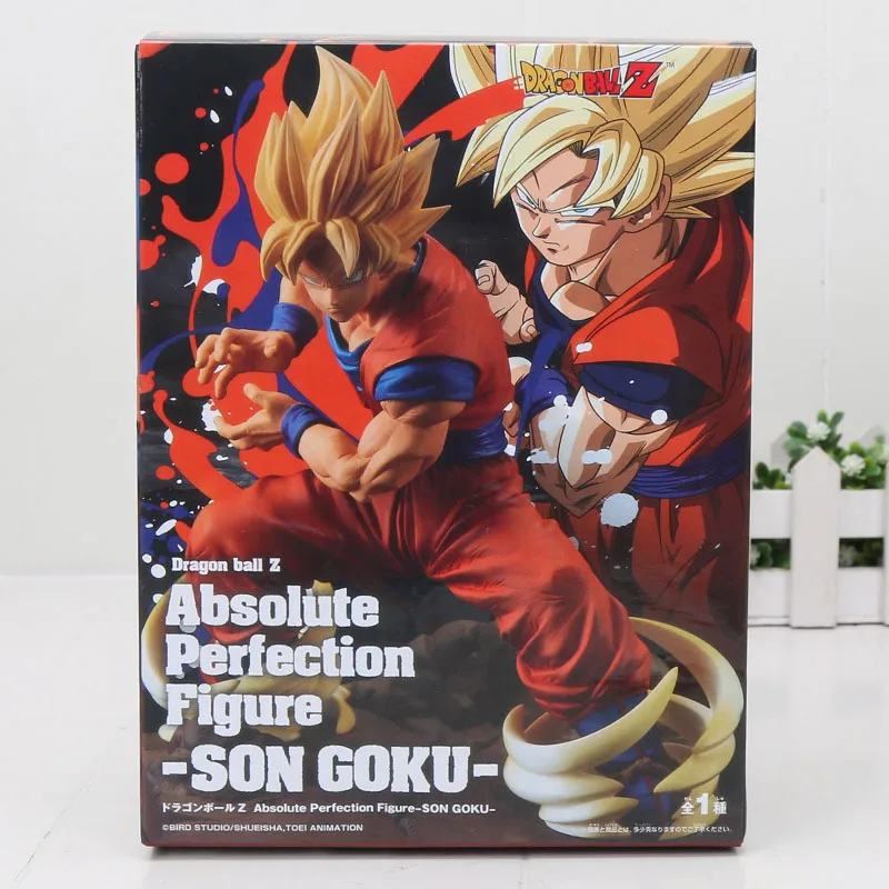 goku with box Dragon Ball Супер Saiyan Сон Гоку Вегета плавки APF ПВХ фигурка игрушка DBZ Коллекция Модель игрушки - Цвет: goku with box