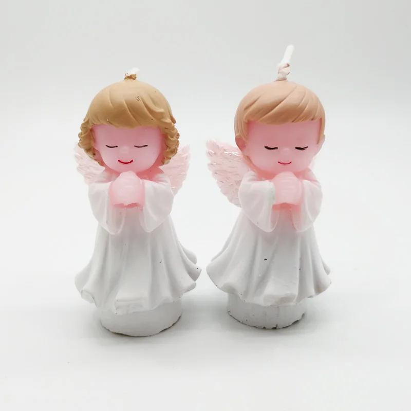 Свечи ангела для молитвы торта на день рождения украшения вечеринки детский душ