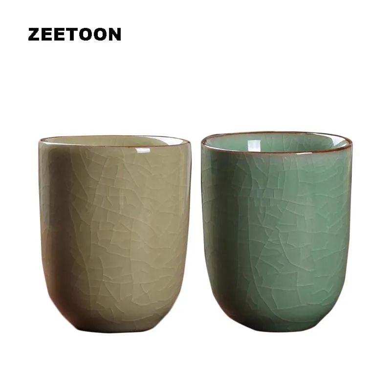 2 шт./лот 190 мл 240 чашка для чая Longquan Celadon Master Art воды посуда напитков эспрессо