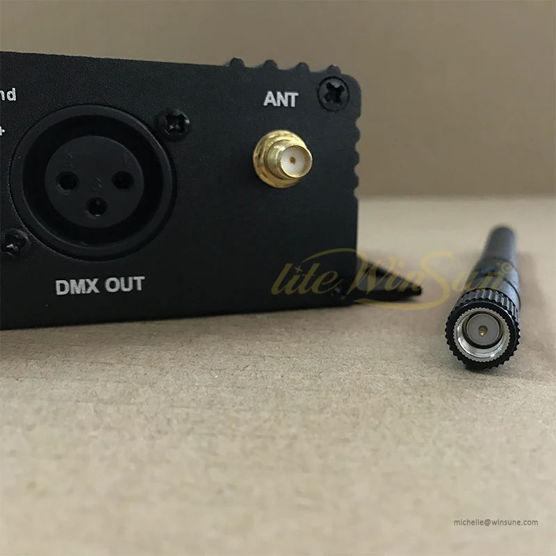 Litewinsune 1 шт. беспроводной приемопередатчик DMX512 ЖК дисплей 126 каналов частота