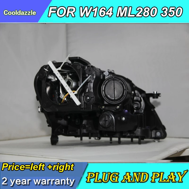 Для Mercedes Benz W164 ML280 ML320 ML350 светодиодный головной светильник 2005 2006 2007 2008 год