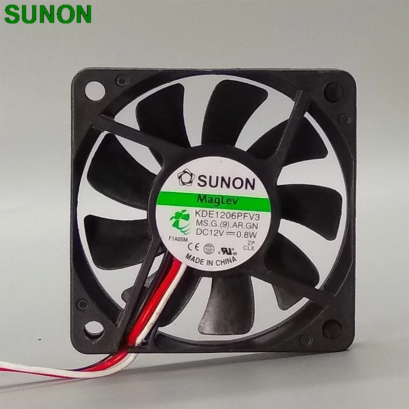 Охлаждающий вентилятор Sunon KDE1206PFV2 6010 дюйма 6 см 12 В 1 0 Вт 60 х60х10 мм 4000 об/мин|cooling