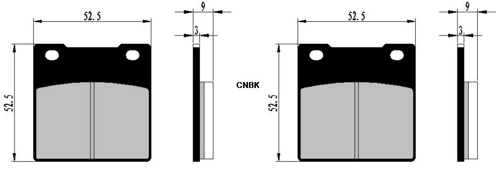 Набор тормозных колодок для SUZUKI GSX R1100 GSXR1100 GSXR R 1100 WP WR WS WT WV GU75C G253 1993 1994 1995 1996