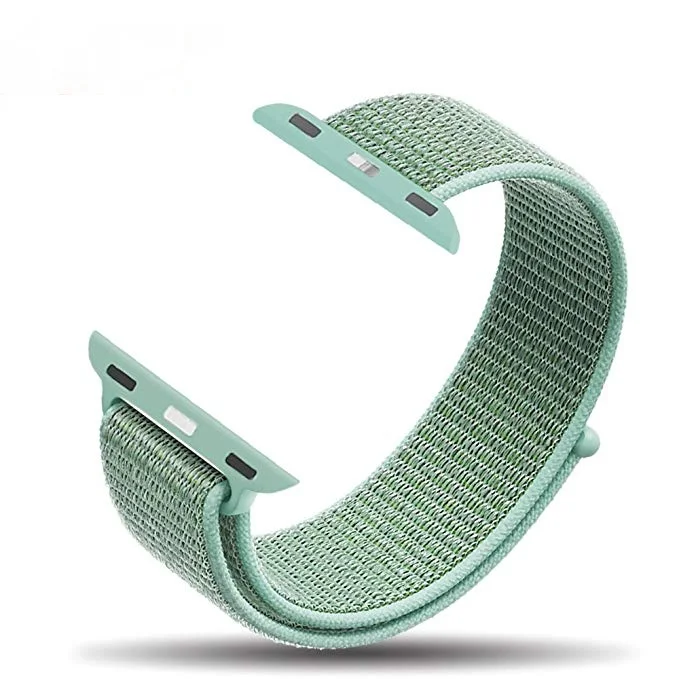 Marine Green Нейлоновый спортивный бесшовный ремешок Ремешки для наручных часов Apple Watch 5 Группа 44 мм, 42 мм, 40 мм 38 м Ремешок для наручных часов Iwatch серии 5/4/3/2/1 ремешок для часов - Цвет ремешка: Marine Green