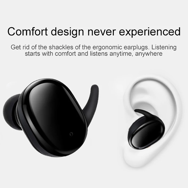 Bluetooth 5 0 наушники беспроводные TWS стерео мини гарнитура сенсорное управление с
