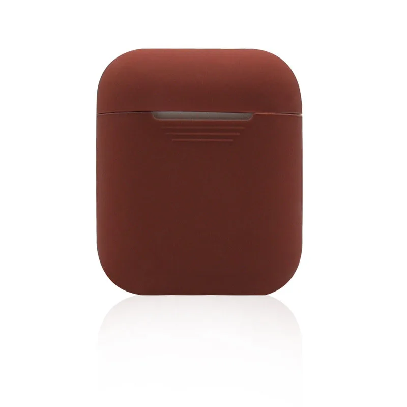 color 14 Противоударный мягкий силиконовый чехол для наушников для AirPods 1 2 защитный чехол для Apple IPhone Air Pods Earpods чехол ремень аксессуары - Цвет: color 14