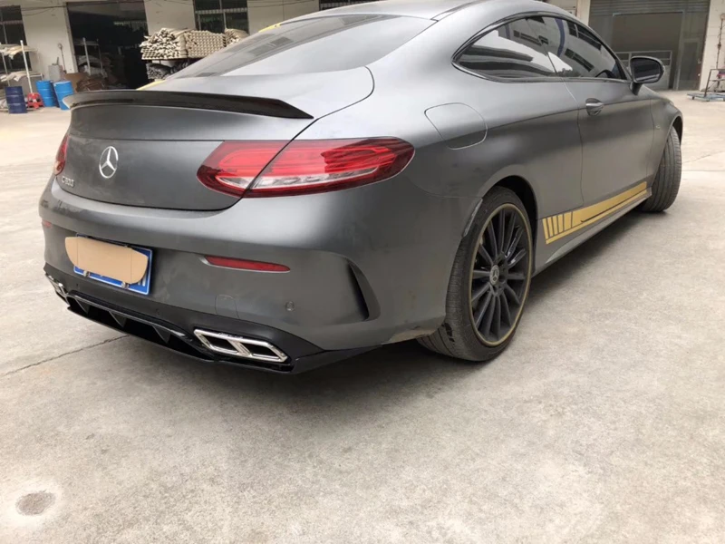 Для Mercedes C Class W205 спойлер из углеродного волокна спойлер заднего багажника, крыла C200 C250 C300 C180 C350 Coupe-UP(только купе
