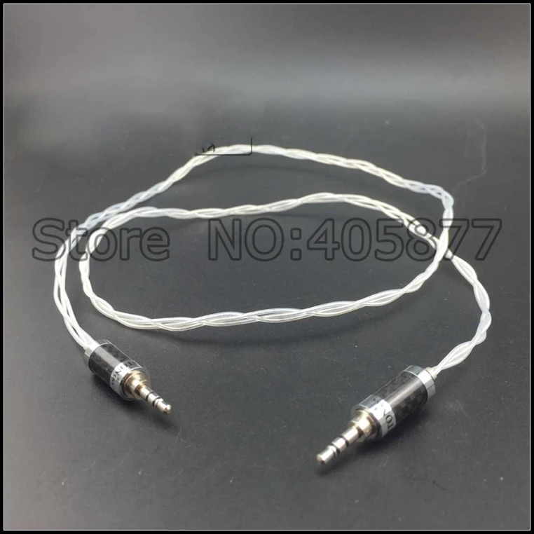 Высококачественный посеребренный стерео аудио кабель 3 5 мм папа к AUX hifi кабель|3.5mm