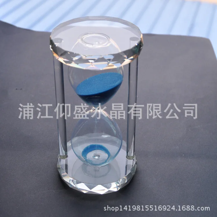 15/30 minutes crystal hourglass timer 520 1314 seconds round creative home DIY ornaments birthday gift |