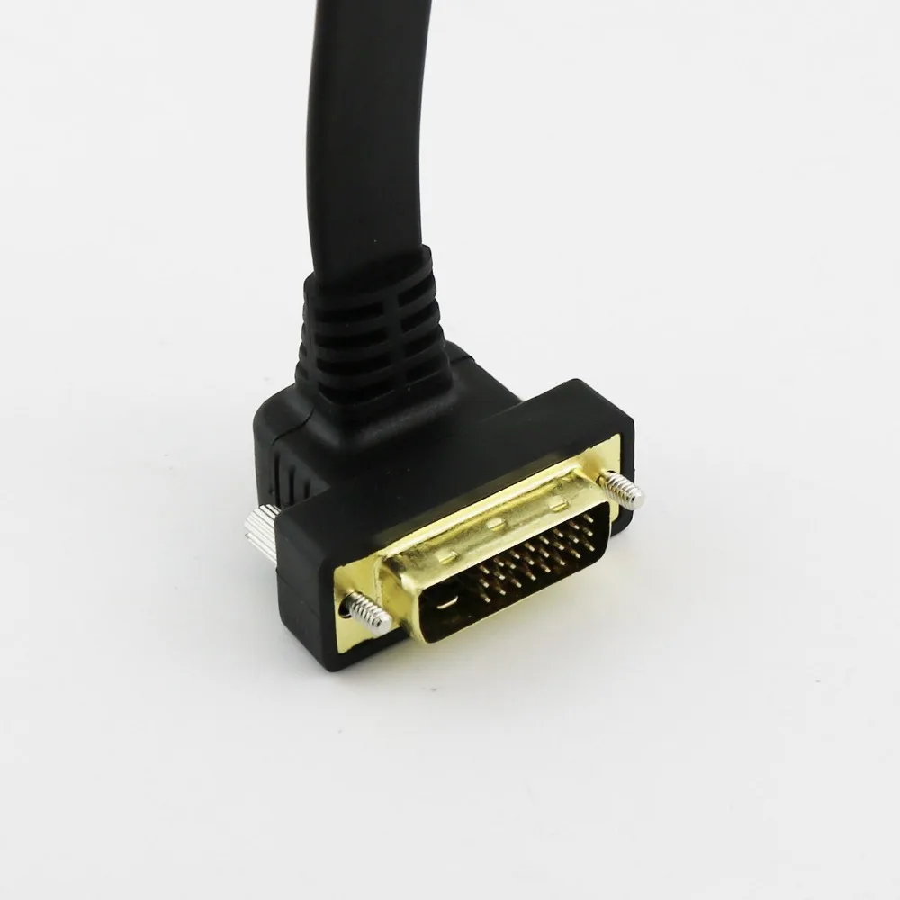 1x30 см/1 фут HDMI штекер к DVI 24 + 1 контактный Прямоугольный 1080P видео конвертер плоский