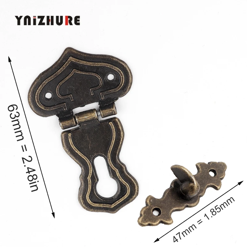 63*47 мм 5 шт. старинная Мебельная ручка ручки в форме тыквы и двери шкаф с