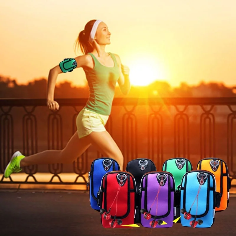 Сумка на запястье для бега открытом воздухе Водонепроницаемая спортивная сумка