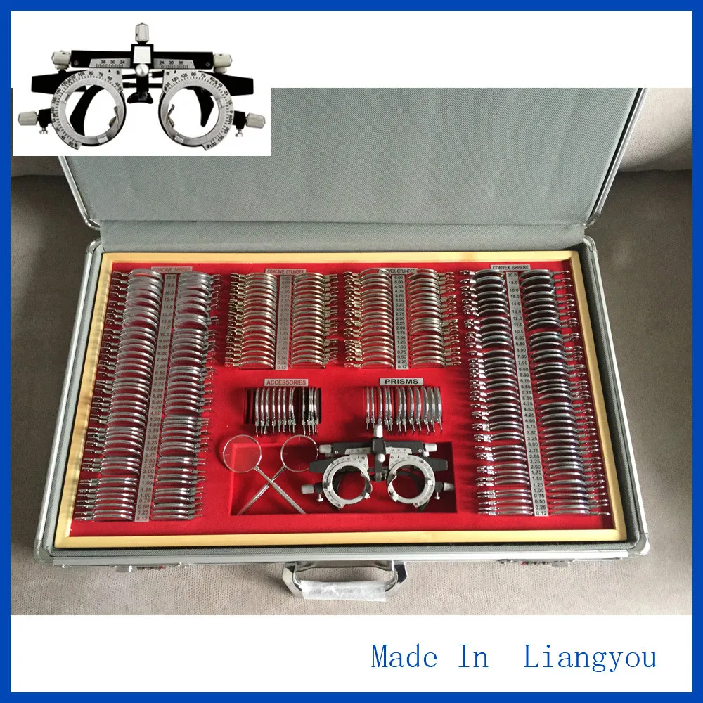 Судебная Объектив установлен 266 шт. объектив доказательства коробка Алюминий