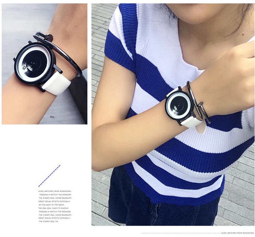 Часы женские кварцевые с кожаным ремешком креативные Элегантные повседневные