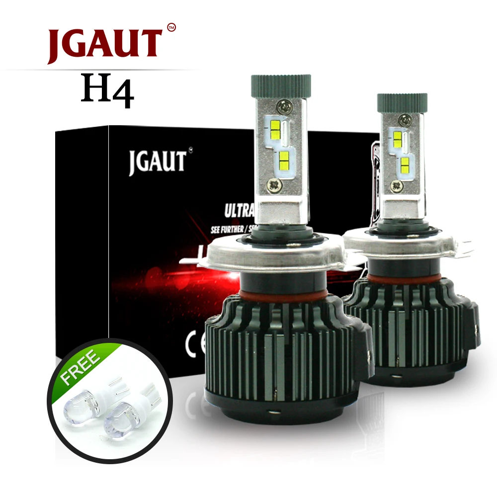 Автомобильные светодиодсветодиодный фары JGAUT T2 9005 9006 90 Вт лм H4 H13 комплект для