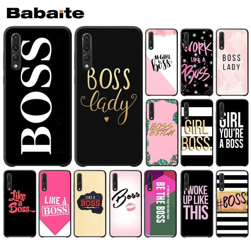 Babaite Boss Girl Lady like a boss сотовый Чехол для телефона huawei mate 10 lite p20lite p9lite nova 3i honor 8x mate20 pro funda