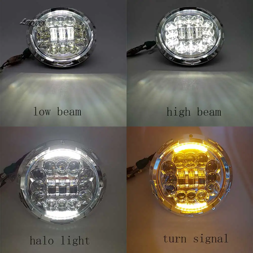 7-inch horse-herdsman's lamp far and near light JEEP car LED headlamp Harlem refitted | Автомобили и мотоциклы