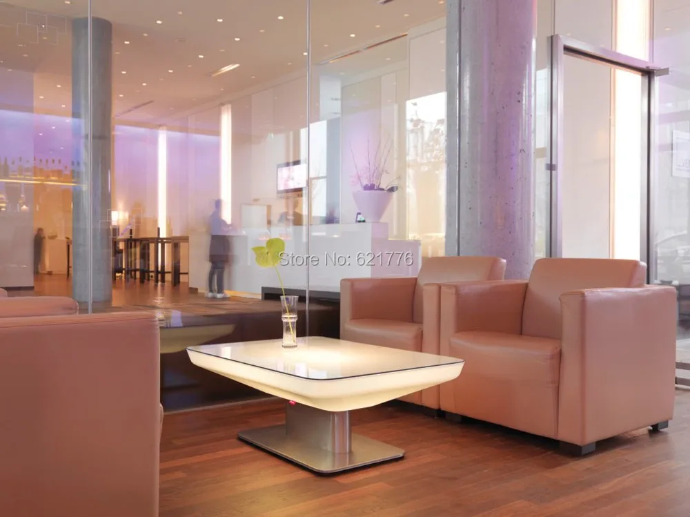 Мебель со светодиодной подсветкой H46 обеденный стол на 4 персоны студийный