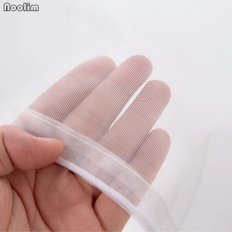 NOOLIM 3 Pieces/Lot White Mesh Laundry Bags Travel Delicates Clothing Drawstring Washing Bag for Underwear Socks and Clothes | Дом и сад