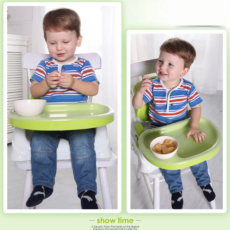 저렴한 베이비 유가 접이식 휴대용 아기 식사 의자, 트레이 부스터 시트, 조절 가능한 접시, 어린이 먹이 테이블