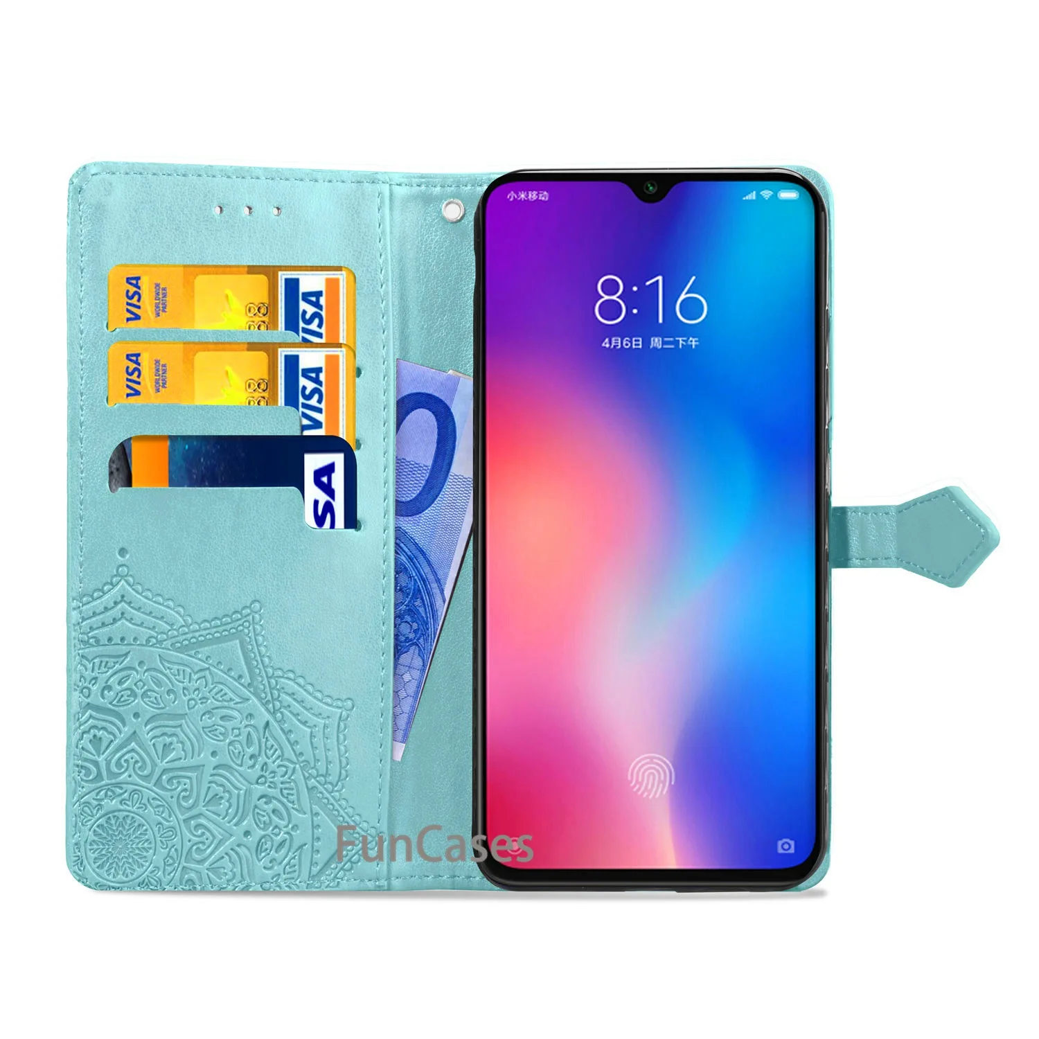 Кожаный чехол для Xiaomi mi 9 мягкий силиконовый край полная защита PU кожаный задний