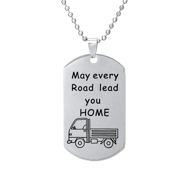 Ручная штампованная цепочка для ключей водителя грузовика может каждый путь