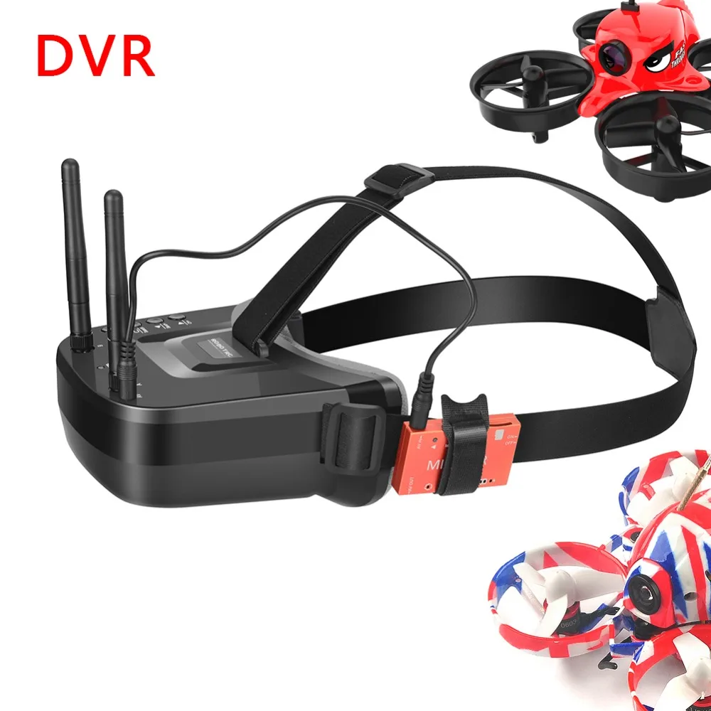 1 шт. видеооочки VR006 FPV 1S 5 8G 40CH DVR 3-дюймовый экран Mini 900x600 Pixedl защитные очки для глаз |