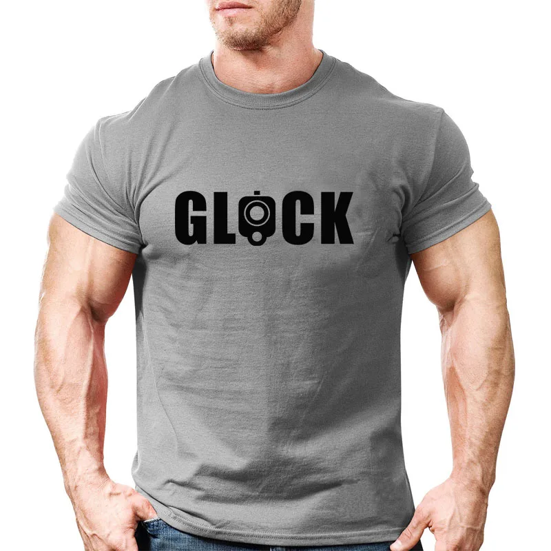 Новая тактическая Мужская футболка с короткими рукавами Glock IPSC памятная версия