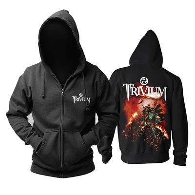 10 видов конструкций Прохладный Trivium рок толстовки от модного бренда оболочки