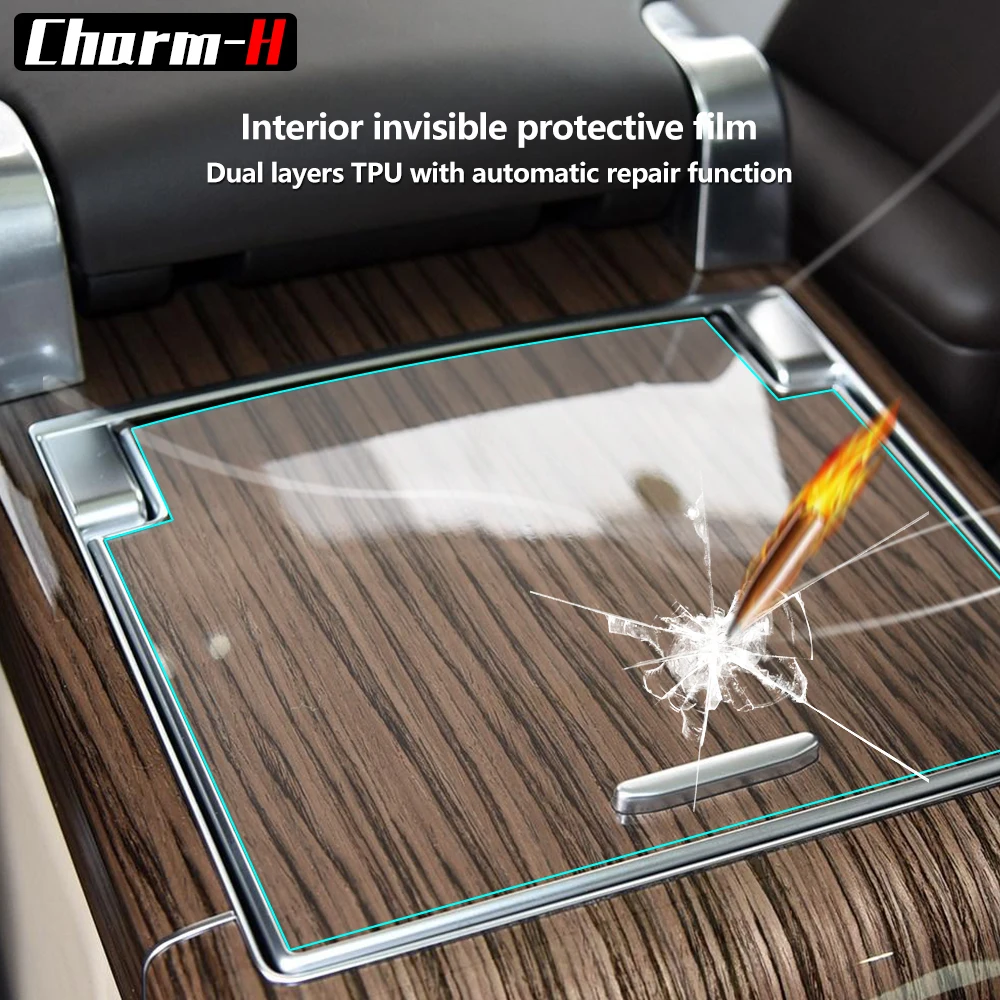 TPU Protective Film Interior Trim Sticker Center Console Gear Shift Knob Air Conditioning Panel for Range Rover Sport 2018 | Автомобили и
