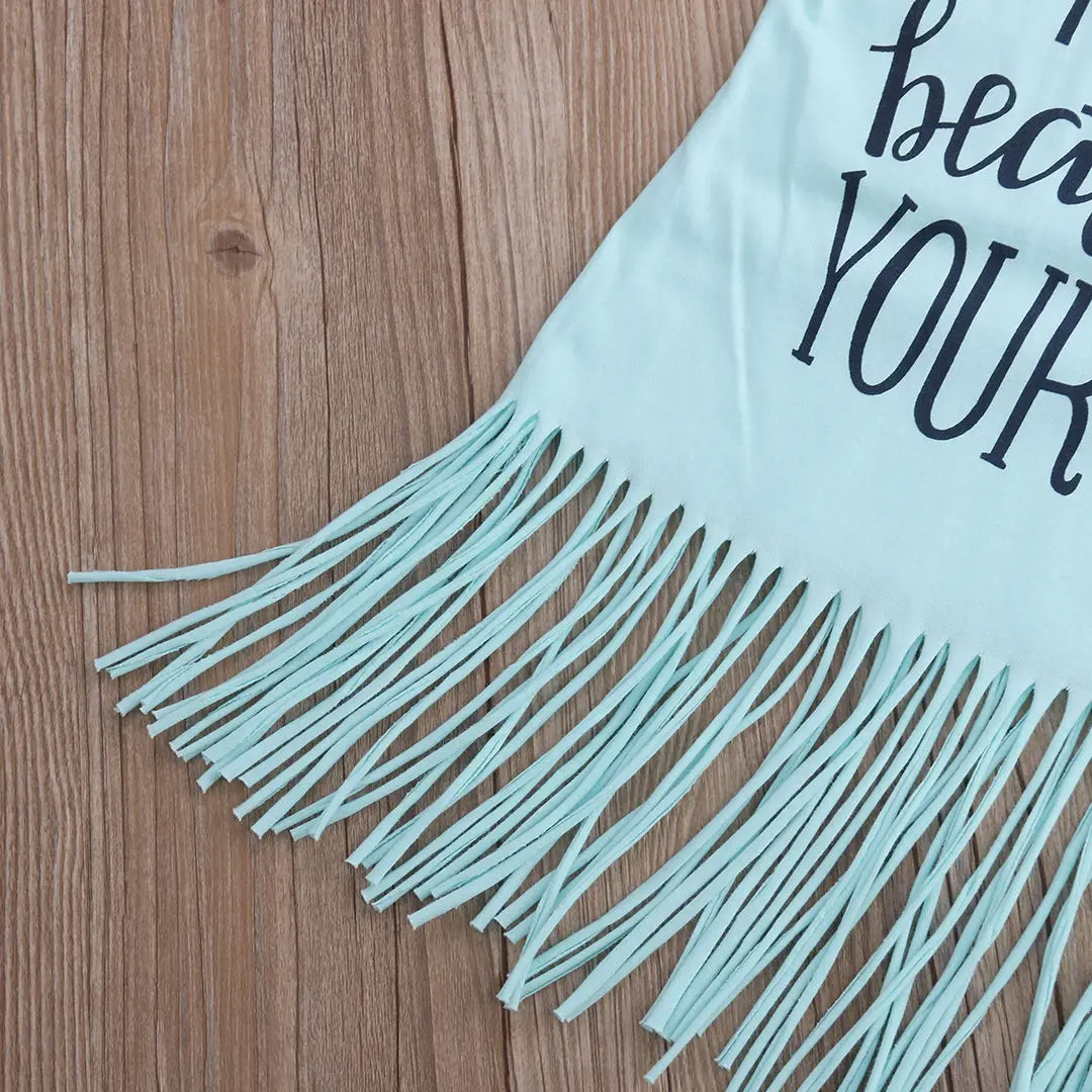 Sleeveless Baby Girls Vogue Tassels Dress Kids Summer Party Cotton 0-6Y | Детская одежда и обувь