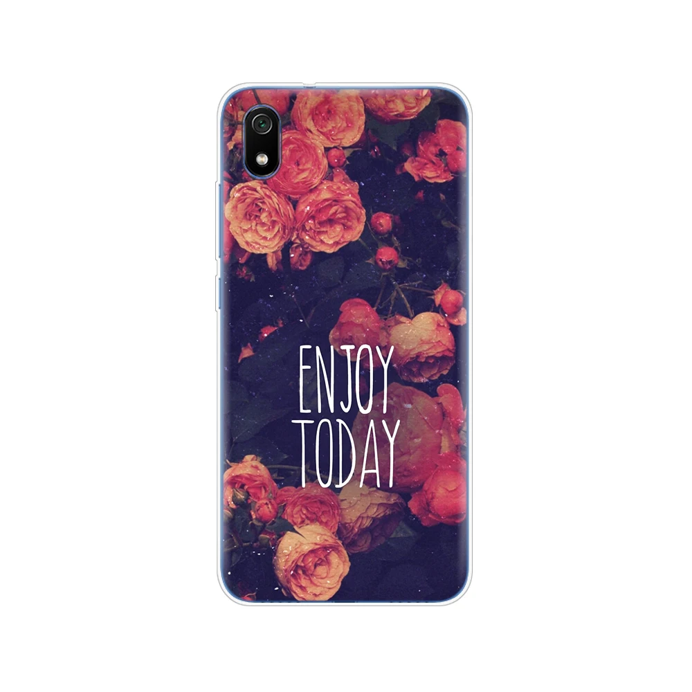 Чехол для xiaomi redmi 7a чехол coque oft tpu задняя силиконовая крышка для redmi 7 a бампер hongmi 7a copas кожа Ударопрочный fundas - Цвет: 10643
