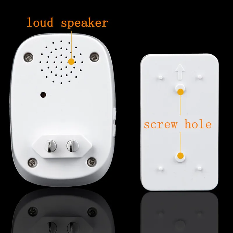 Free доставка водонепроницаемый дверной звонок плагин беспроводной 1 открытый