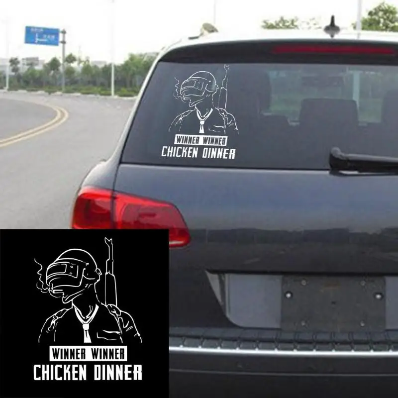 25x20 см Winner Chicken Dinner виниловый автомобильный Стайлинг авто наклейка
