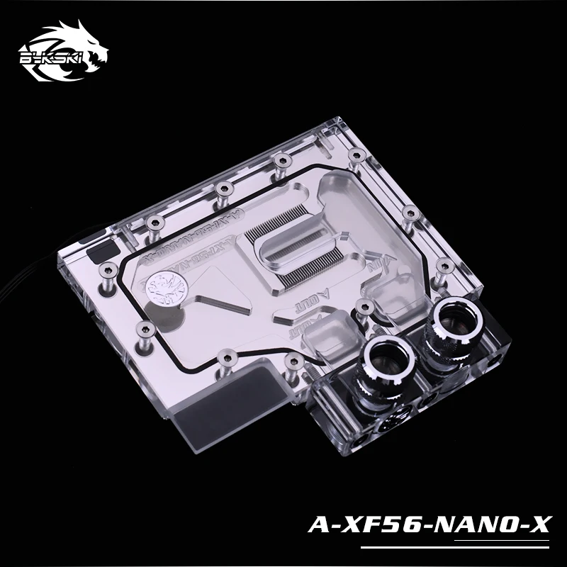 Bykski A XF56 NANO X полноэкранная видеокарта Water Block система освещения RBW для всех серий