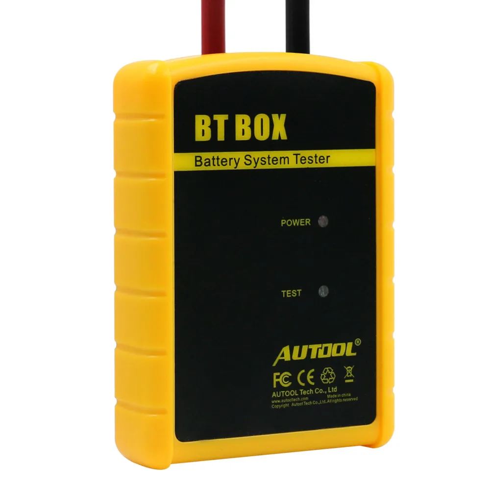 AUTOOL BT BOX 12V автомобильный тестер батареи Bluetooth беспроводной Аккумулятор для