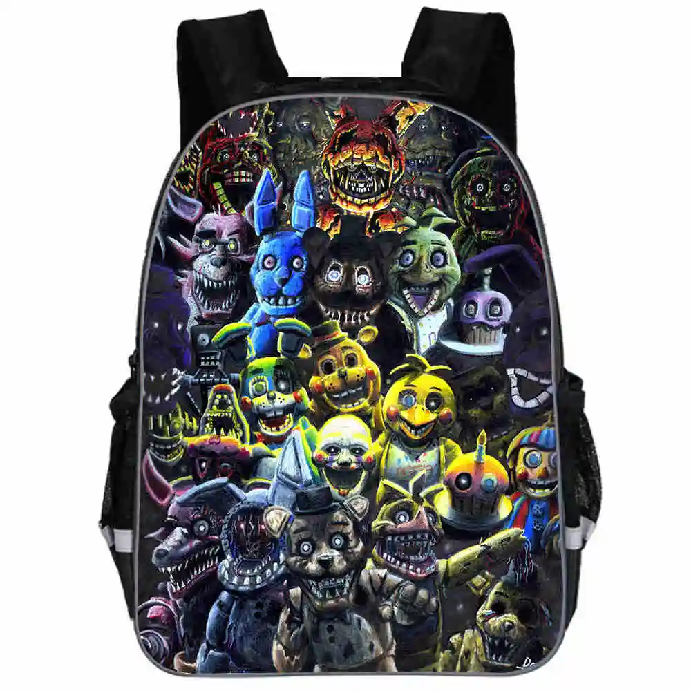 Рюкзак Фредди аниме FNAF сумки Чика; Фокси Undertale Sans повседневные школьные сумки для малышей, мальчиков и девочек подростков Mochila подарочная сумка - Цвет: G