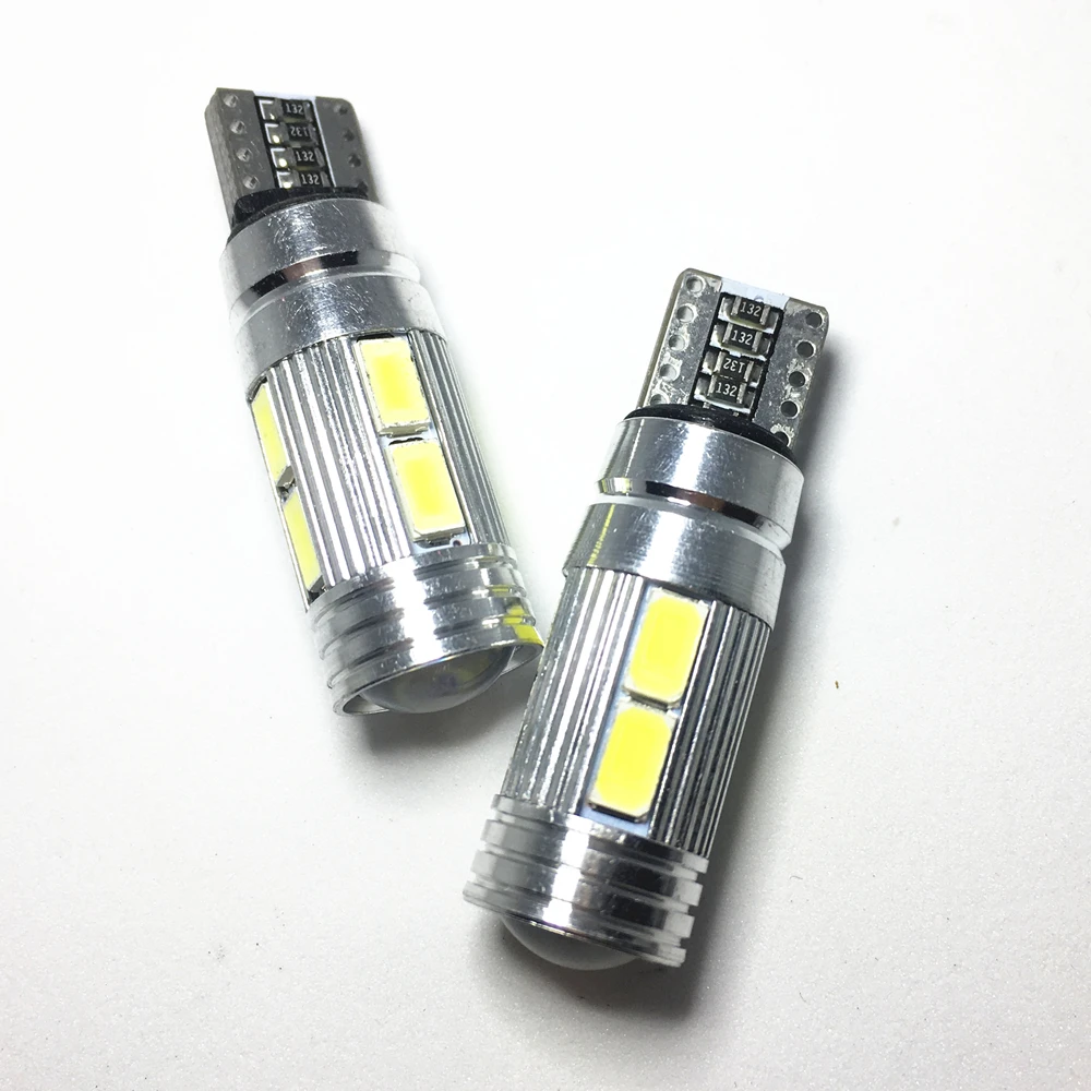 2 шт. авто светодиодный T10 Canbus 194 W5W 10 SMD 5630 Светодиодный светильник парковки T10 светодиодный автомобильный боковой светильник лампа без ошибок светодиодный светильник 12V