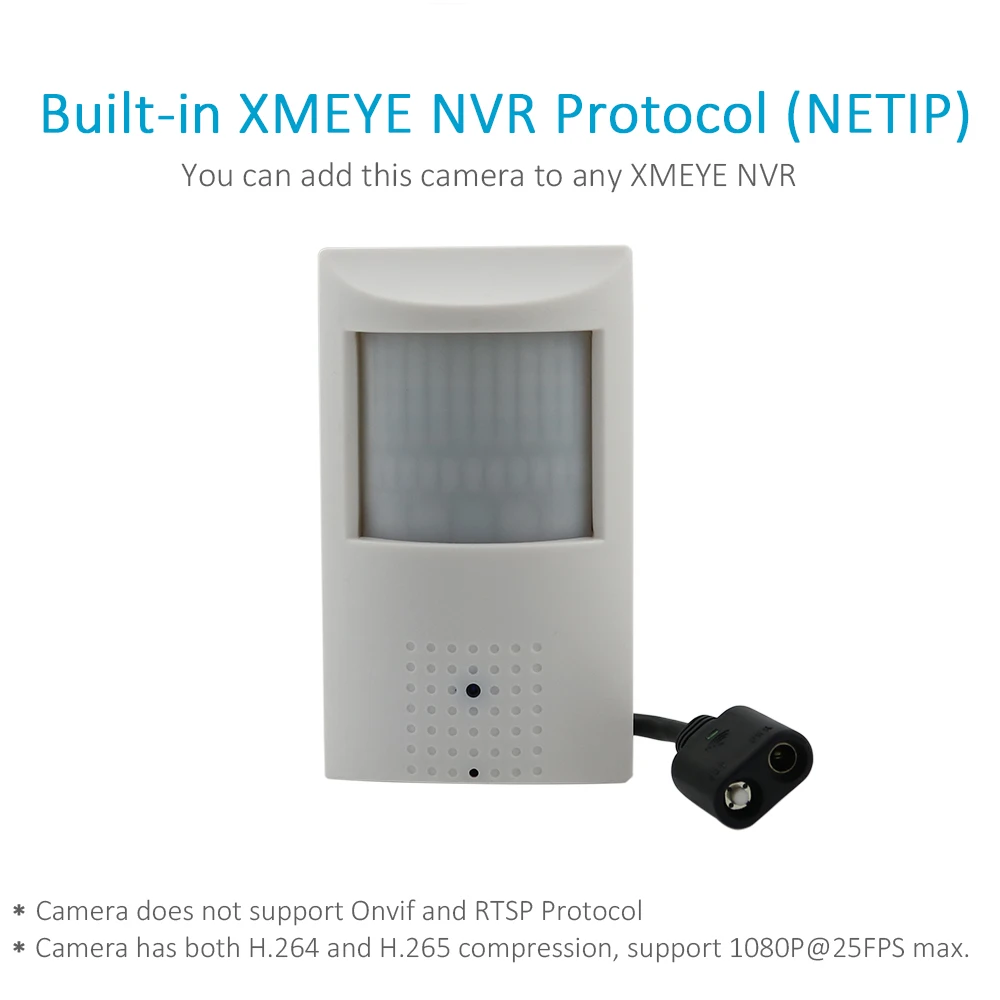 ENSTER H.265 Крытый 2MP WiFi PIR аудио ip-камера Поддержка 256 ГБ TF карта Запись обнаружения движения, невидимый ИК светодиодный 940nm
