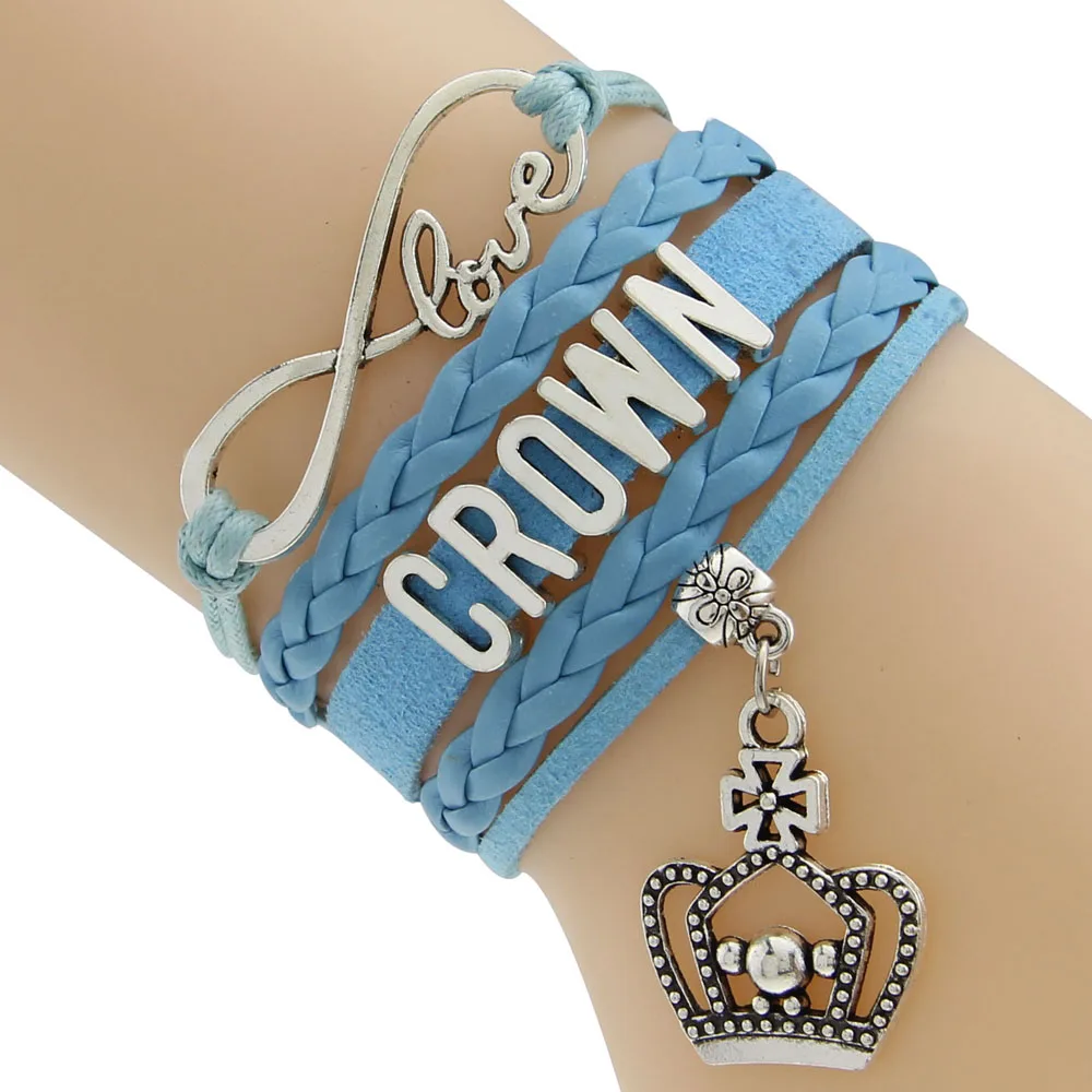 Корона браслет вощеный шнур и плетеный браслеты больше цветов для вас чтобы