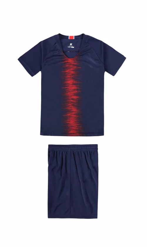 Kids Football Jerseys 18/19 Survetement Football Suits Boys Training Jerseys Customize Children Blank Soccer Sets Uniform New - Цвет: BLhome