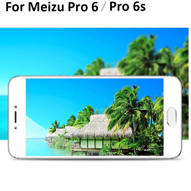 Закаленное стекло с полным покрытием для Meizu Pro 6 S защитная пленка из закаленного