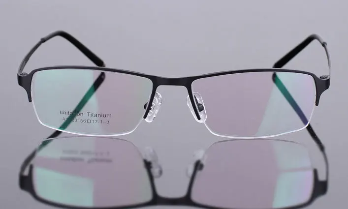 Free Shipping Half Rimless Metal Myopia Eyeglass Frame Men optical Glasses Spectacles Rx able GB0503 | Аксессуары для одежды
