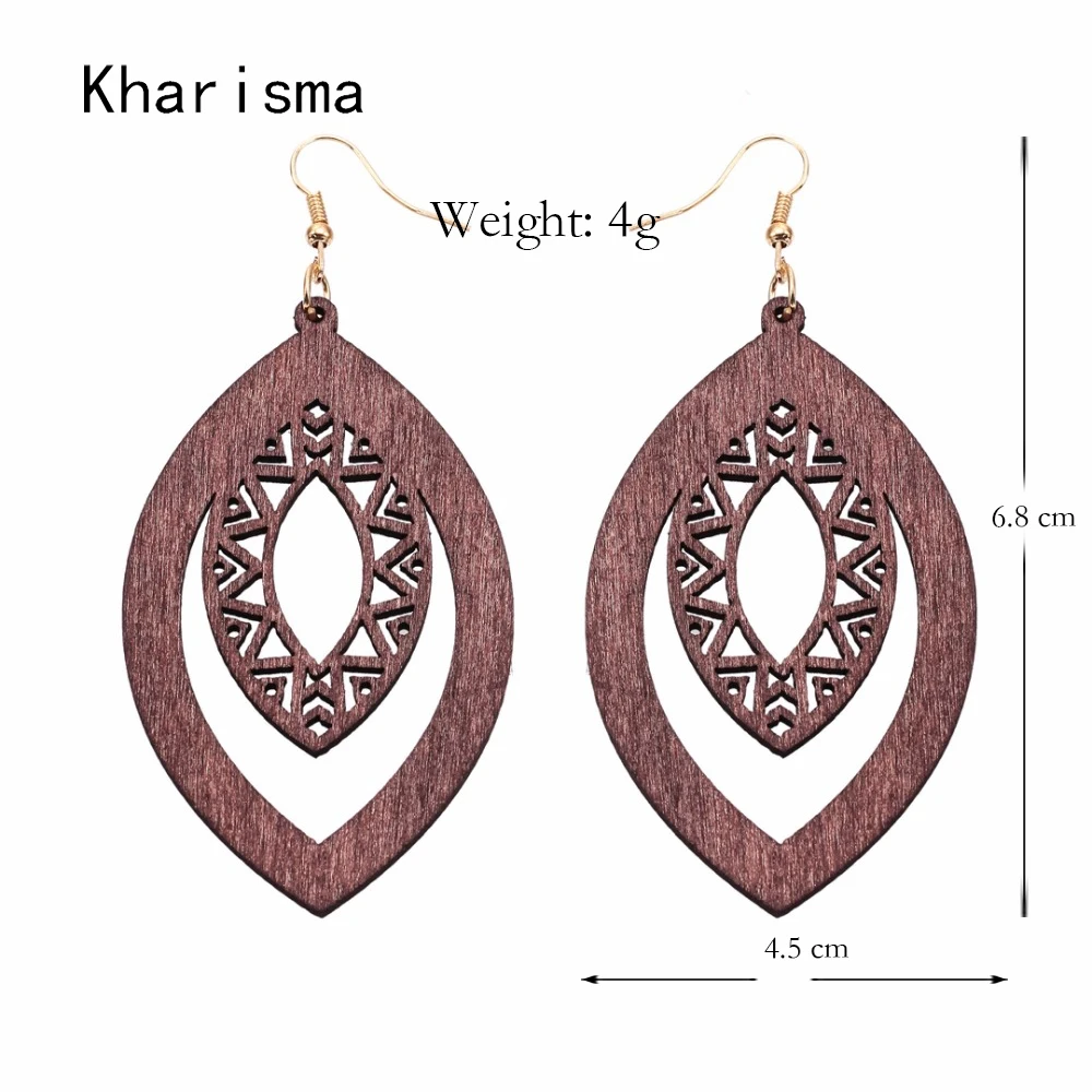 Женские винтажные сережки капли KHARISMA черные ручной работы вечерние подарки