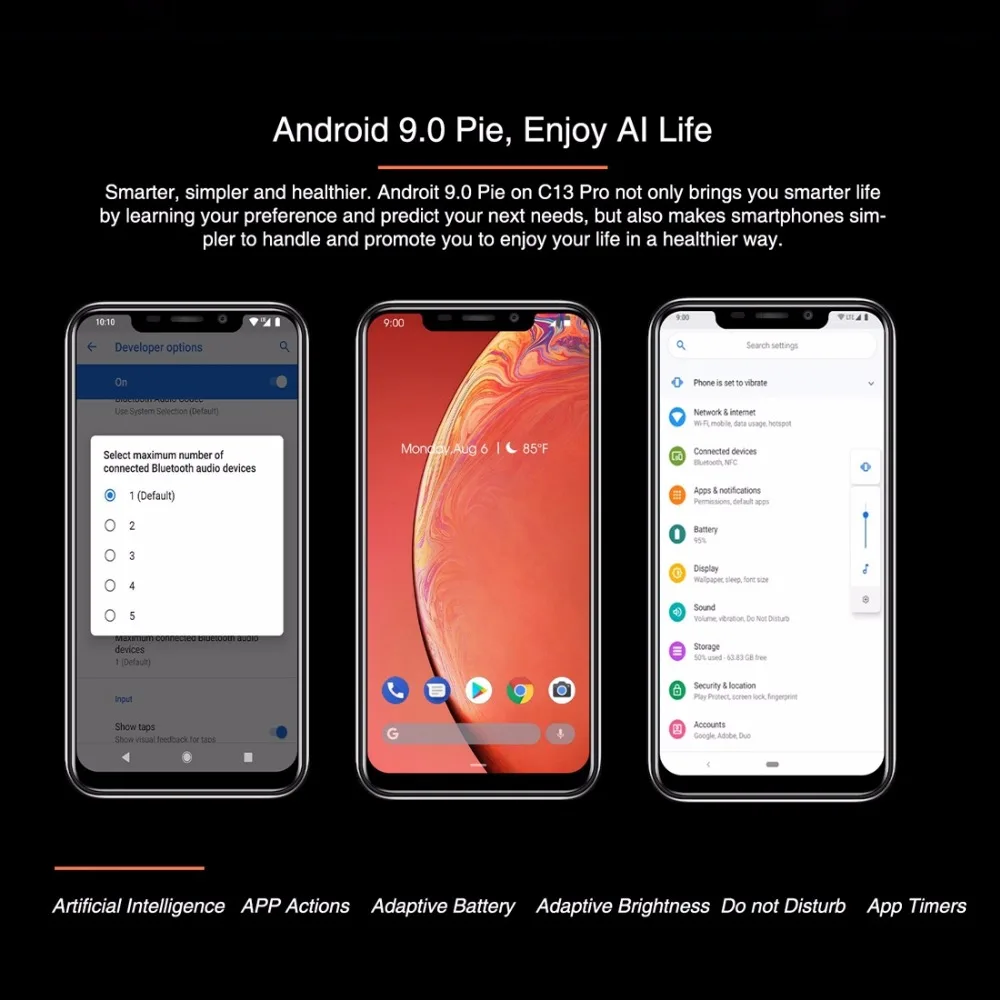 Oukitel C13 Pro смартфон Face ID 6 18 &quotu-образный дисплей Android 9 0 2 Гб RAM 16 ROM MT6739 Quad основной