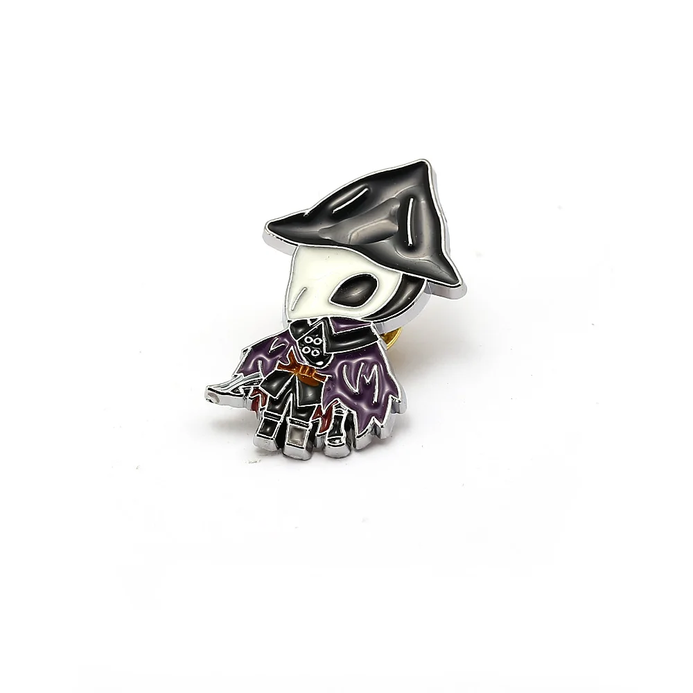 Брошка с эмалированной нитью в виде персонажей из мультфильма ворон