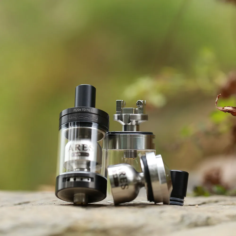 Оригинальный атомайзер Innokin Ares MTL RTA 5 мл Rebuildable Tank 24 мм Топ заполнение падение в