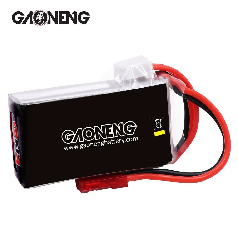 2 шт Gaoneng 600mAh 2S 7,4 V 35C/70C Lipo аккумулятор с разъемом JST/XT30 для DYS FPV гоночный Дрон 4 оси RC Дрон FPV гоночный Дрон